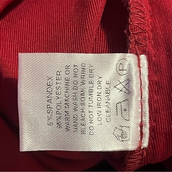 Twosisters the Label Sonia Estelle Burgundy Knit Lace Trumpet Hem Midi Dress - Picture 11 of 15